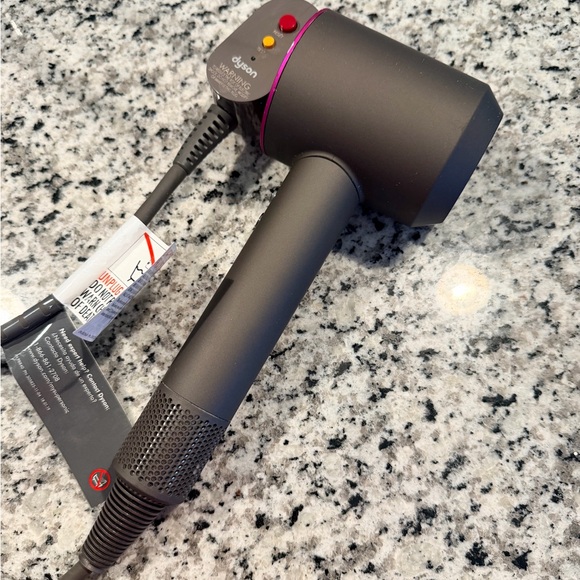 Dyson Hair Dryer in Vibrant Pink and Sleek Gray - Picture 3 of 14